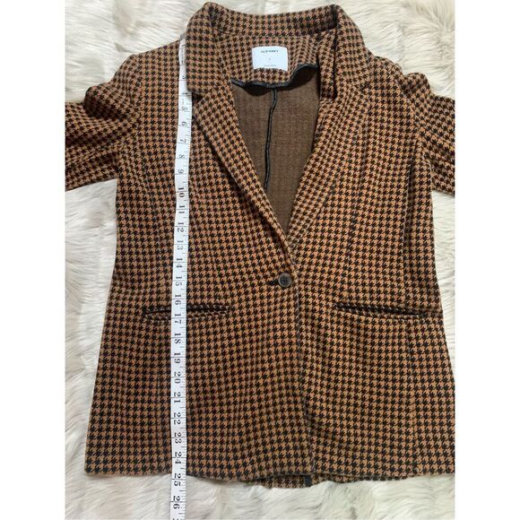 OLD NAVY Jacquard Houndstooth Boyfriend Blazer Small - Picture 7 of 8